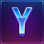 Retro Letter Y