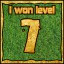 Сongratulations you won the level 7