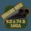 16GA/9.3x74R Drilling Combination Gun (Elegant Wood)