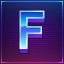 Retro Letter F