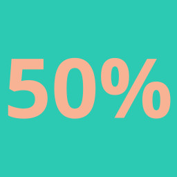 50%