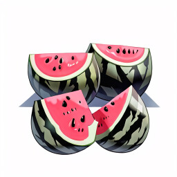 Made 10 times watermelons