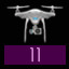 Use holodrones 11 times.