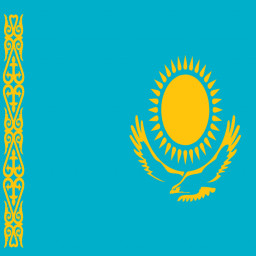 National flag of Kazakhstan