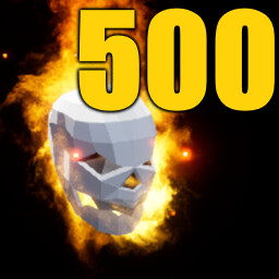 500 Flaming Skull Kills