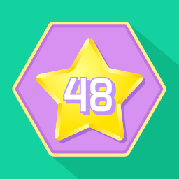 Get 48 stars (hexagon grid)