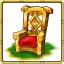 Golden throne