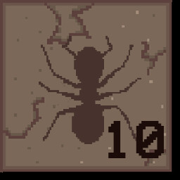 10 ants