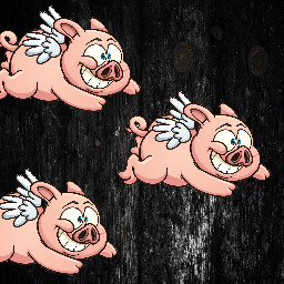 Earn 50+ points in When Pigs Fly mini game