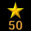 50 Stars Earned