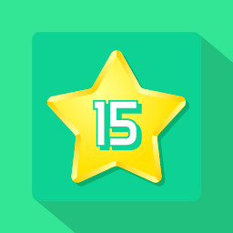 Get 15 stars (square grid)