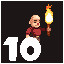 Light 10 torches