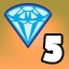 5 diamonds