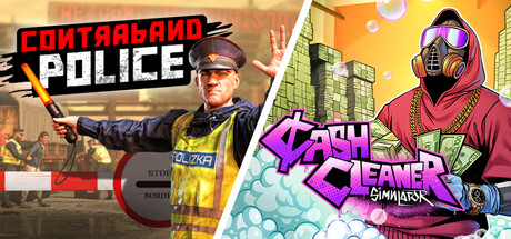 Contraband Police and Cash Cleaner Simulator Bundle