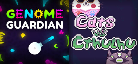 🧬 Genome Guardian × Cats vs Cthulhu 🐱: Bullet Hell Survival Roguelikes