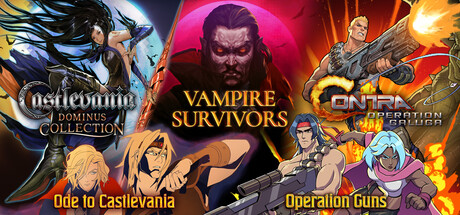 Castlevania x Vampire Survivors x Contra Bundle