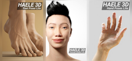 HAELE 3D - Lite Complete - Anatomy Drawing References for Artists