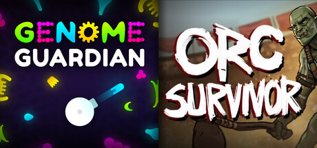 Bullet Hell Horde Survival Roguelikes: 🔬 Genome Guardian × Orc Survivor 🔷