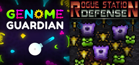 Sci-fi Defense Roguelikes: 🧬 Genome Guardian × Rogue Station Defense 🔋