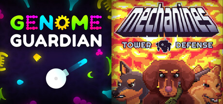 Defense Roguelikes: 🧬 Genome Guardian × Mechanines Tower Defense 🐶