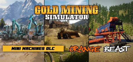 Gold Mining Simulator & Mini Mining Machines & Orange Beast