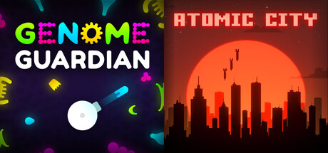 🧬 Genome Guardian × Atomic City 🌆: Mouse-only Defense Shooters