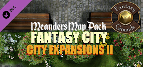 Fantasy Grounds - Meander Map Pack City Expansions II (Map Pack)