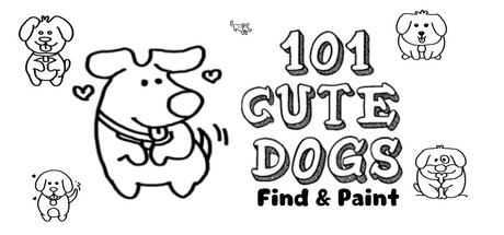 101 Cute Dogs: Find & Paint