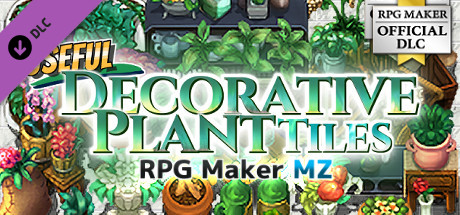 RPG Maker MZ - Useful Decorative Plant Tiles