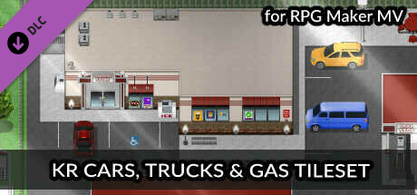 RPG Maker MV - KR Transportation Station - Cars Trucks and Gas Tileset