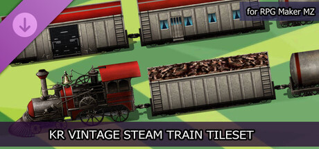RPG Maker MZ - KR Vintage Steam Train Tileset