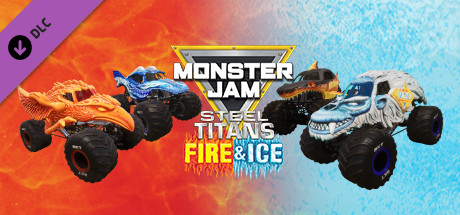 Monster Jam Steel Titans - Fire & Ice Truck Bundle