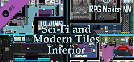 RPG Maker MV - Sci-Fi and Modern Tileset - Interior