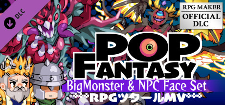 RPG Maker MV - POP FANTASY BigMonster and NPC Face Set