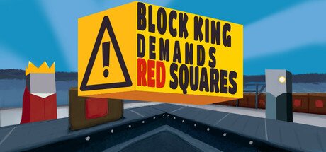 Block King Demands Red Squares