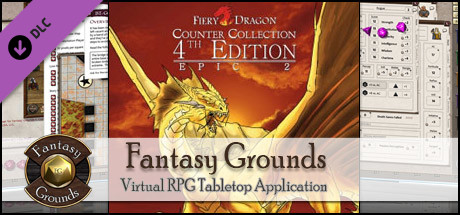 Fantasy Grounds - Fiery Dragon Counter Collection: Epic 2