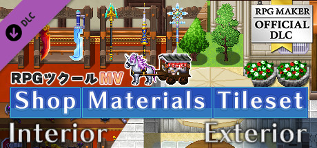 RPG Maker MV - Shop Materials Tileset - Interior / Exterior