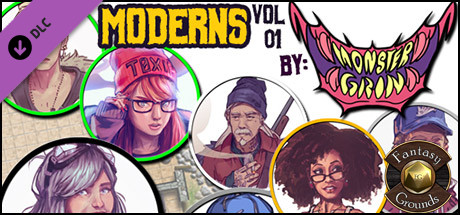 Fantasy Grounds - Moderns Vol 01 (Token Pack)