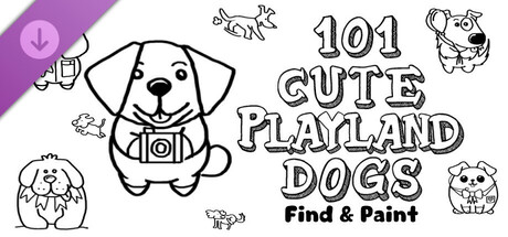 101 Cute Playland Dogs: Find & Paint - Artbook