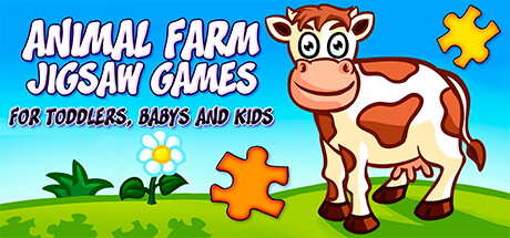 Animal Farm Jigsaw Games for Toddlers, Babys and Kids