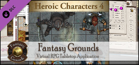 Fantasy Grounds - Top-down Tokens - Heroic 4