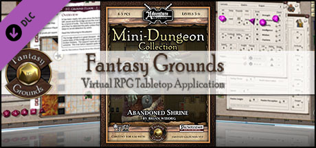 Fantasy Grounds - Mini-Dungeon #006: Abandoned Shrine (PFRPG)