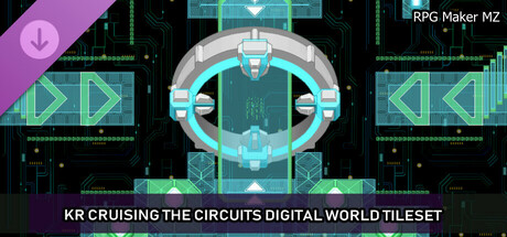 RPG Maker MZ - KR Cruising the Circuits Digital World Tileset