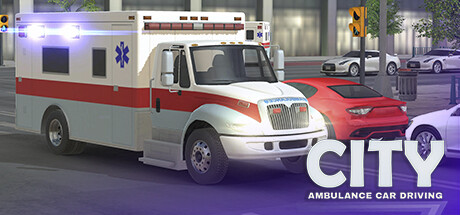 City Ambulance Car Driving