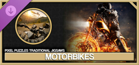 Pixel Puzzles Traditional Jigsaws Pack: Motorbikes
