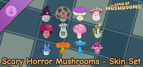 Scary Horror Mushrooms - Skin Set - Land of Mushrooms