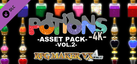 RPG Maker VX Ace - Potions Asset Pack 4K Vol 2