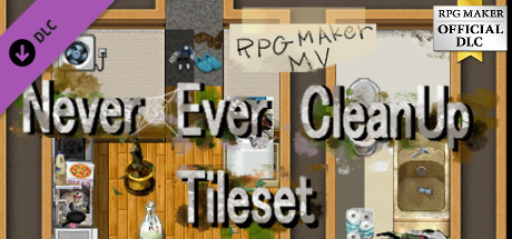 RPG Maker MZ - Never Ever Clean Up Tileset