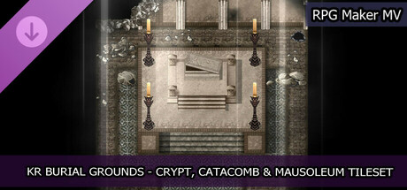 RPG Maker MV - KR Burial Grounds - Crypt, Catacomb and Mausoleum Tileset