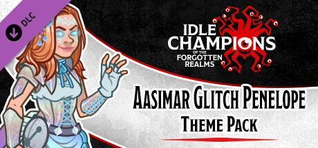 Idle Champions - Aasimar Glitch Penelope Theme Pack